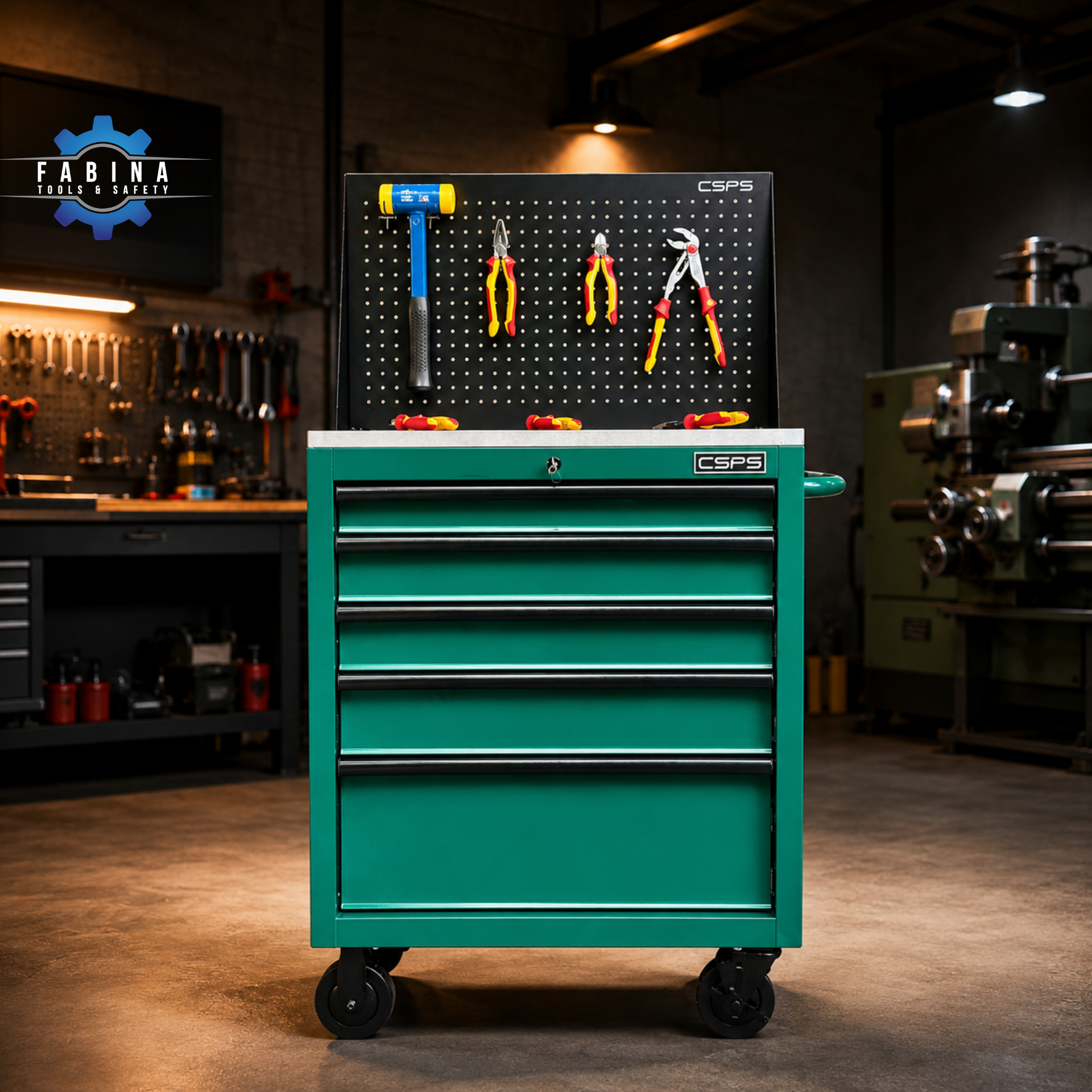 Chọn Tủ Dụng Cụ Chuẩn Garage: CSPS 76cm Vách Lưới Inox