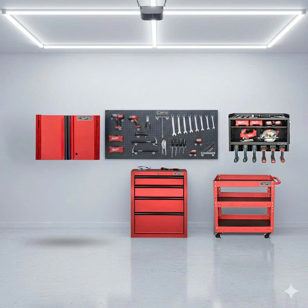 COMBO CSPS GIẢI PHÁP GARAGE TRỌN GÓI MÀU ĐỎ ĐEN