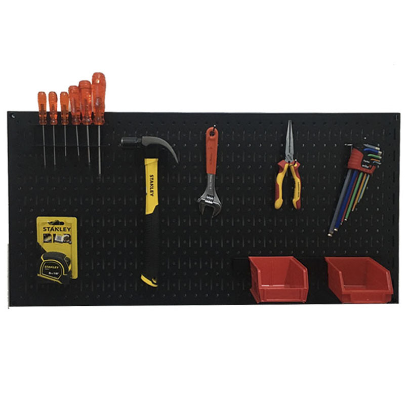 Multi-function white wall mounted Pegboard panel FABINA
