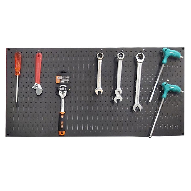 Multi-function white wall mounted Pegboard panel FABINA