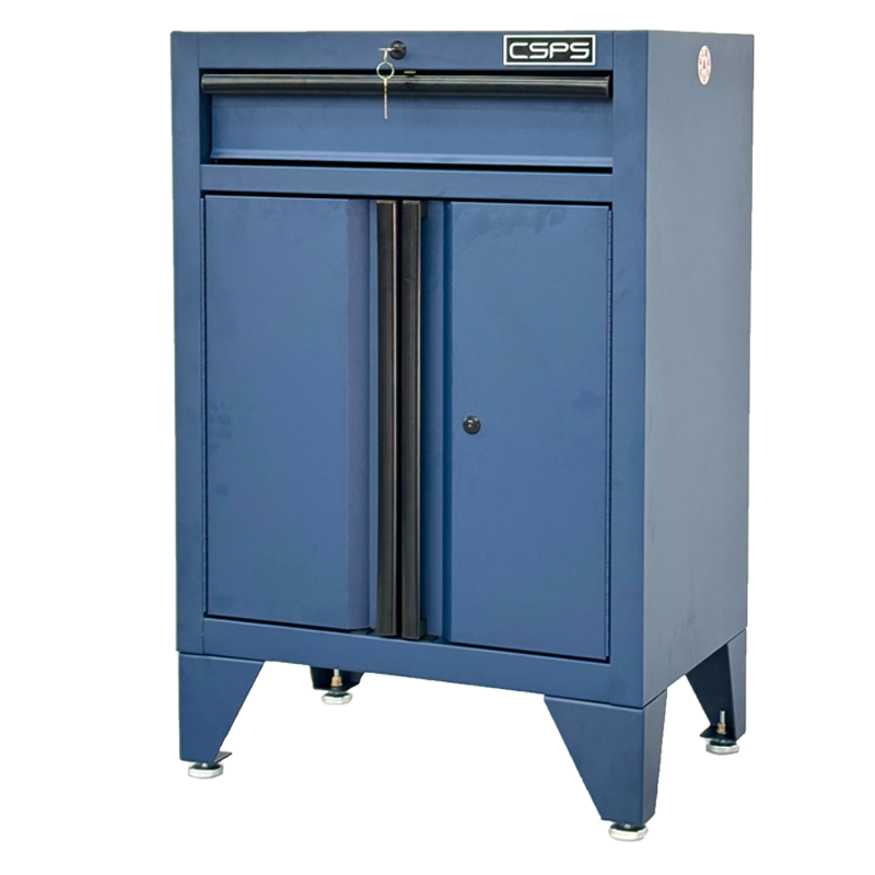 Tủ dụng cụ CSPS 61cm - 01 hộc kéo màu xanh dương kèm chân tủ
